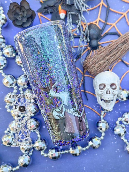 Spell Book Glitter Tumbler