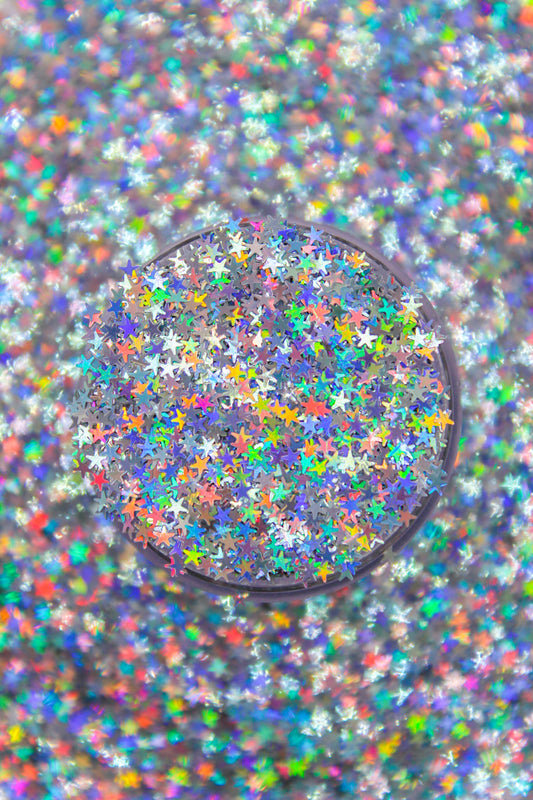 Holographic Stars Shaped Glitter