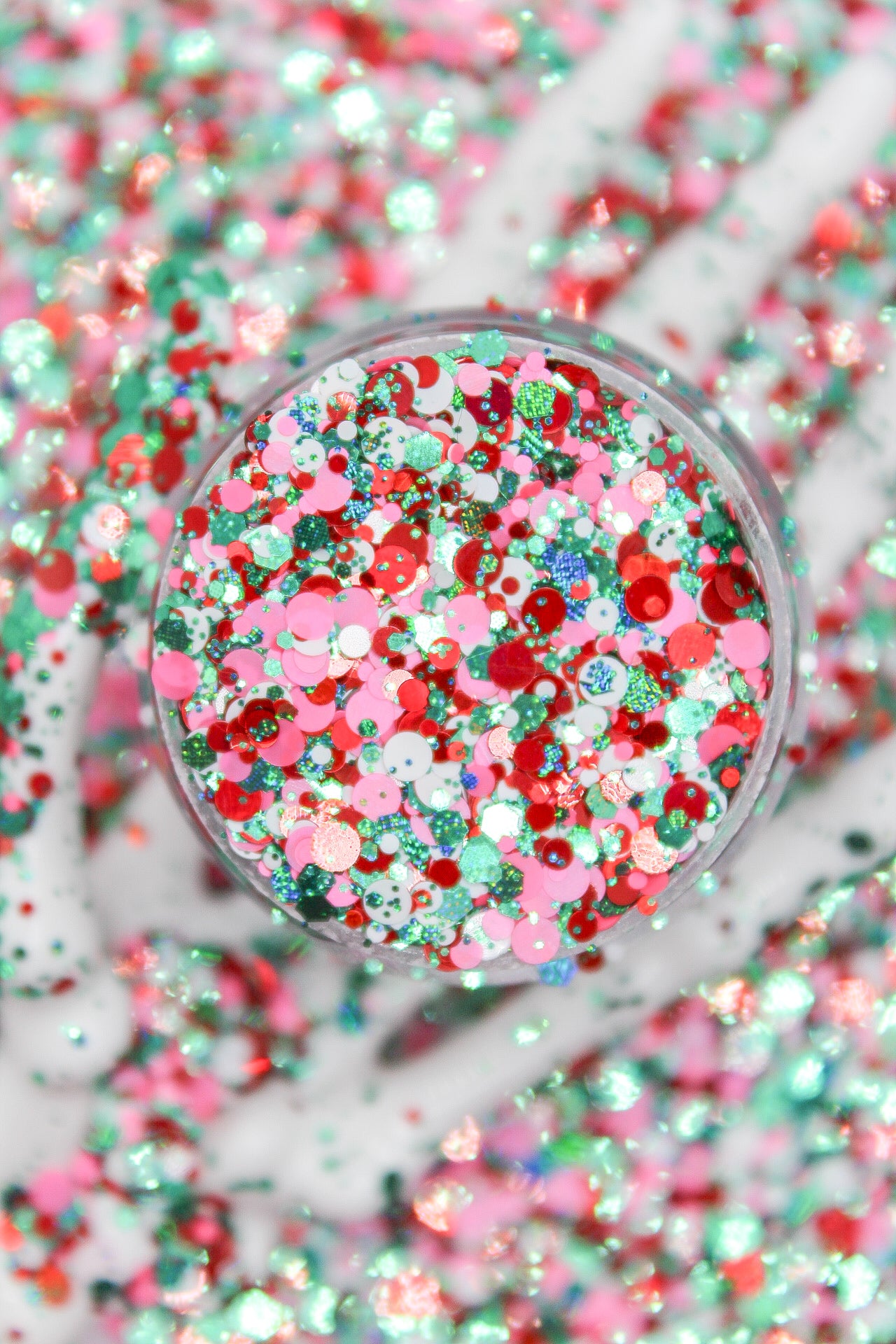 Candy Cane Lane Chunky Glitter