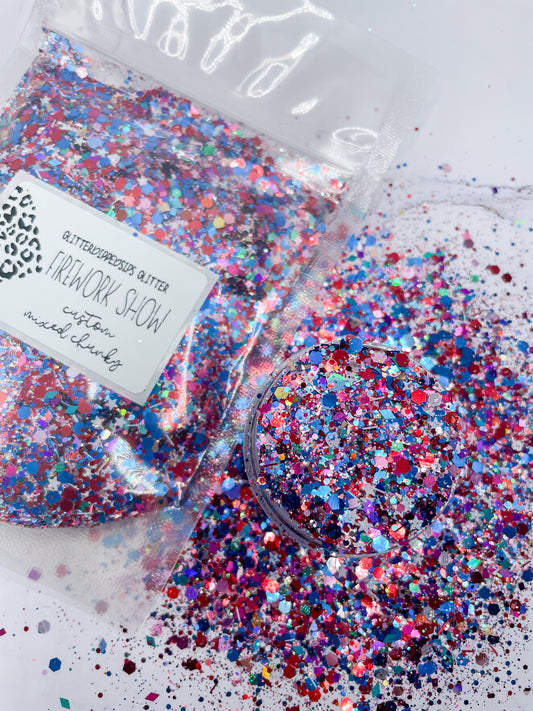 Firework Show Mixed Chunky Glitter