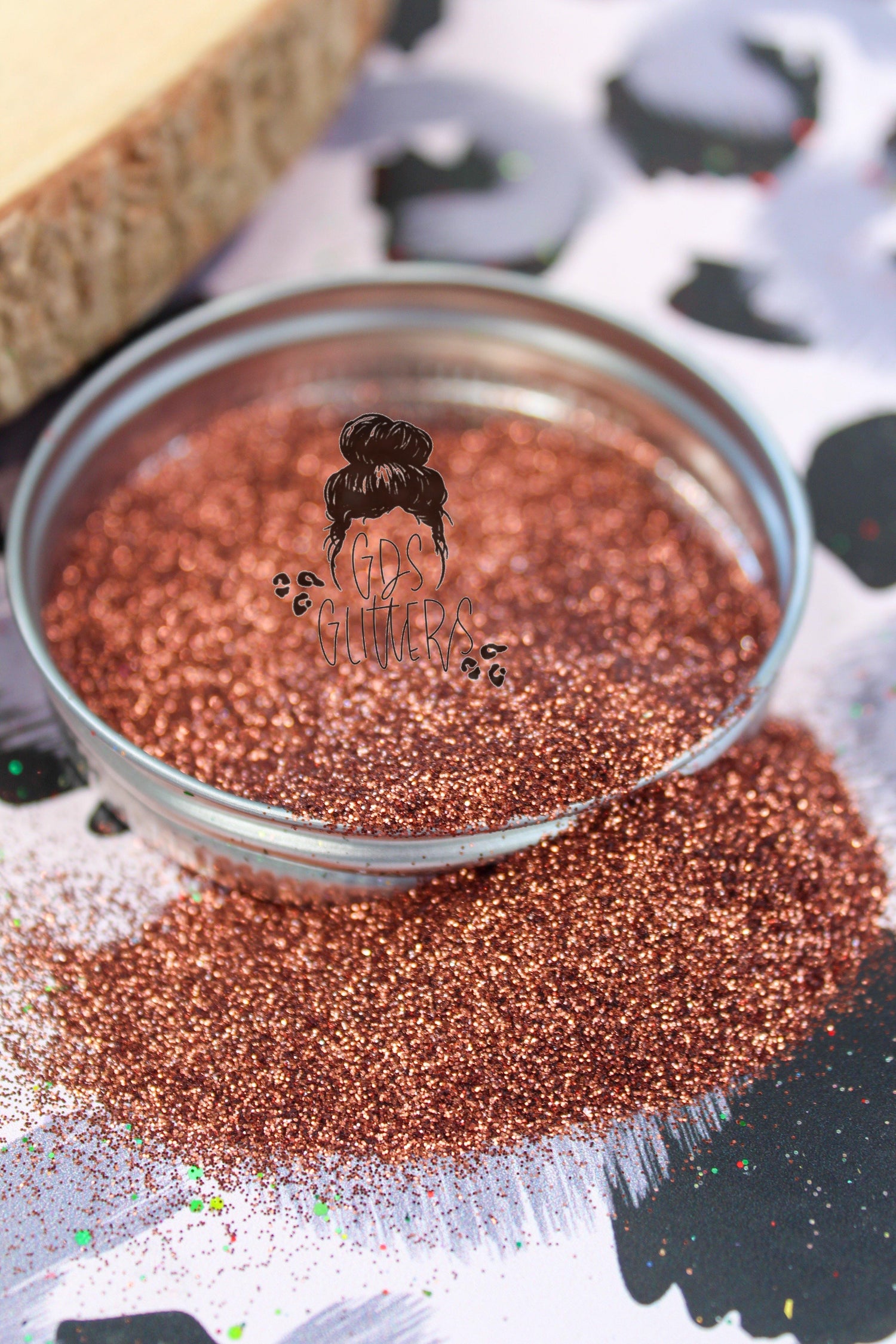 Copper metallic extra fine glitter for resin crafts
