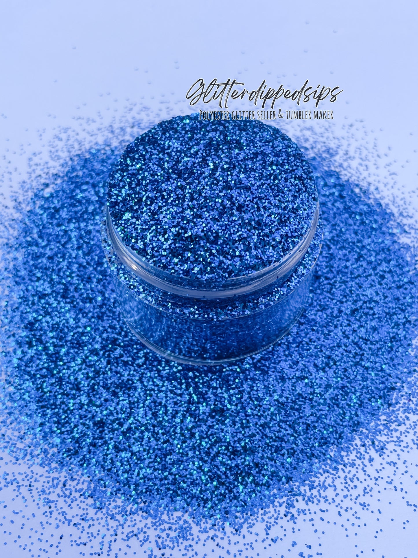 Royal blue metallic fine glitter for art