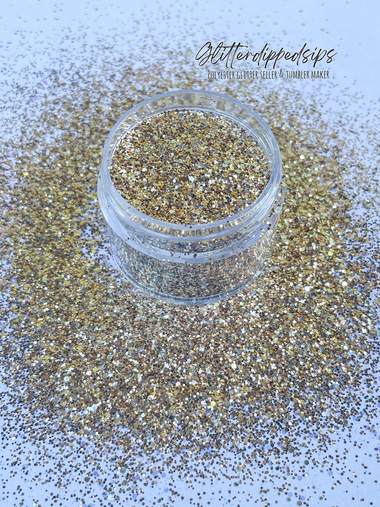 24k Gold chunky glitter for crafts