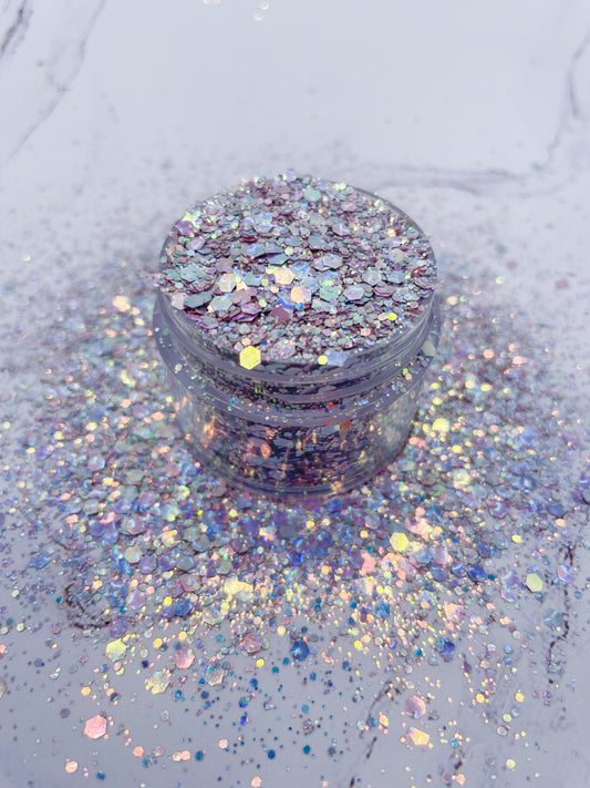 Aura Holographic Mixed Chunky Glitter