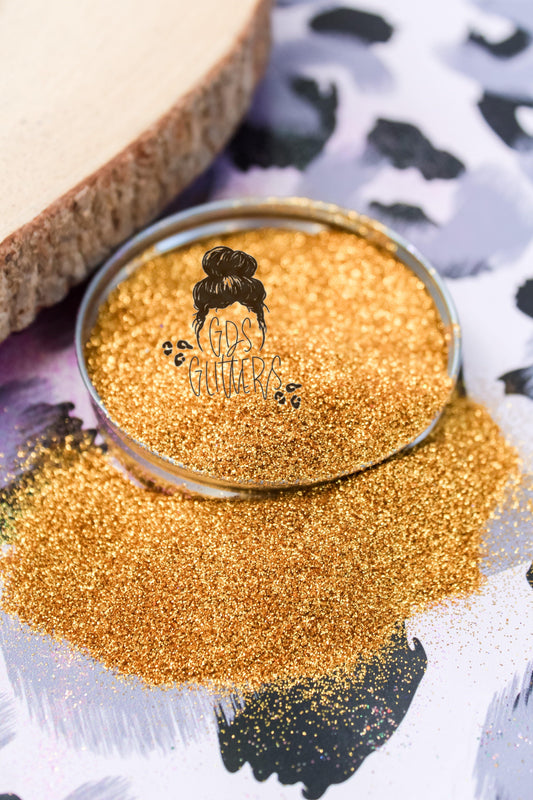 Gold metallic glitter for slime, resin crafts, tumblers