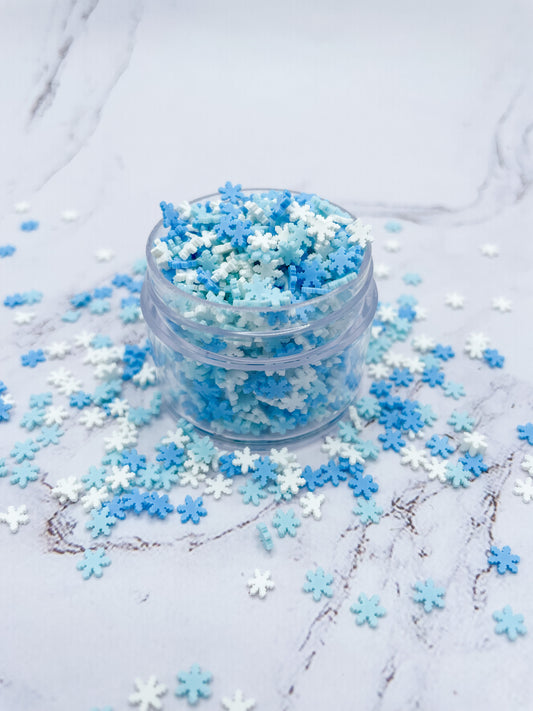 Snowflakes Polymer Sprinkles