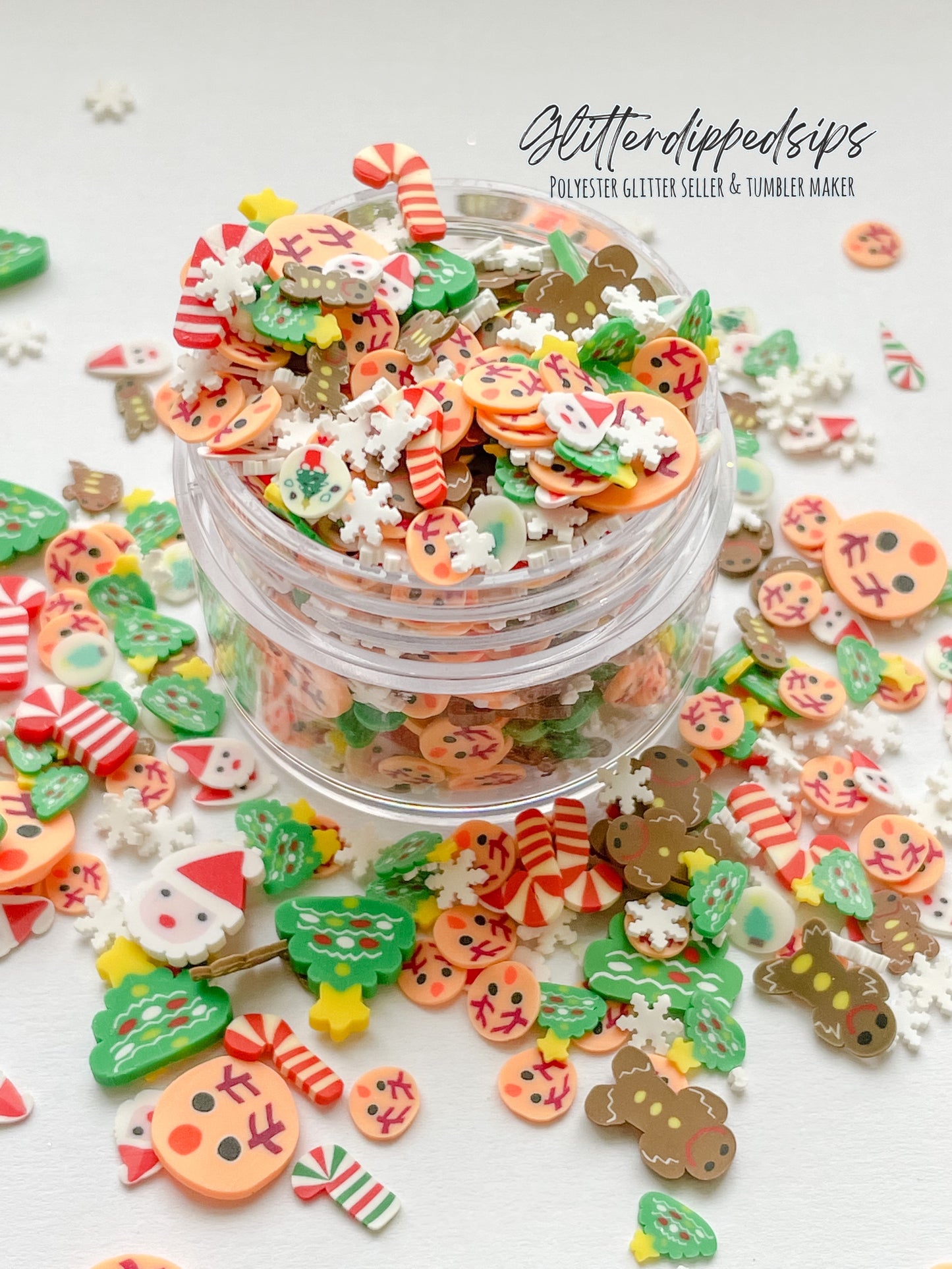 Christmas Cheer Polymer Shape/Sprinkles