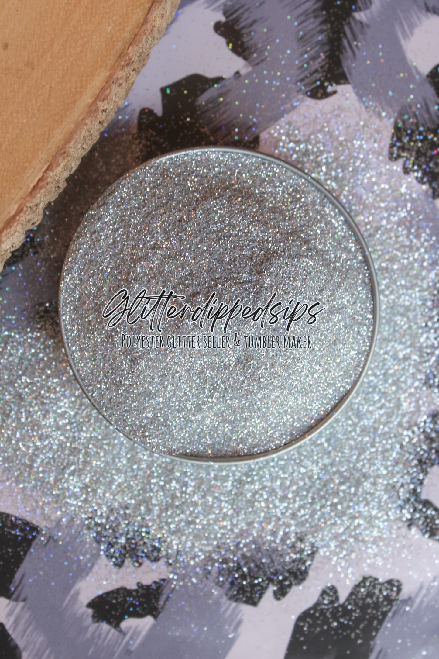 Silver Holographic Extra Fine Glitter for crafts